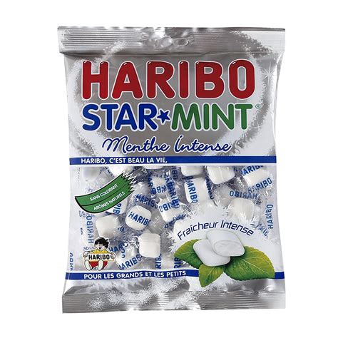Haribo "Saure Bohnen" Sour Gummy Candy, 7 oz. . Haribo star mints discontinued